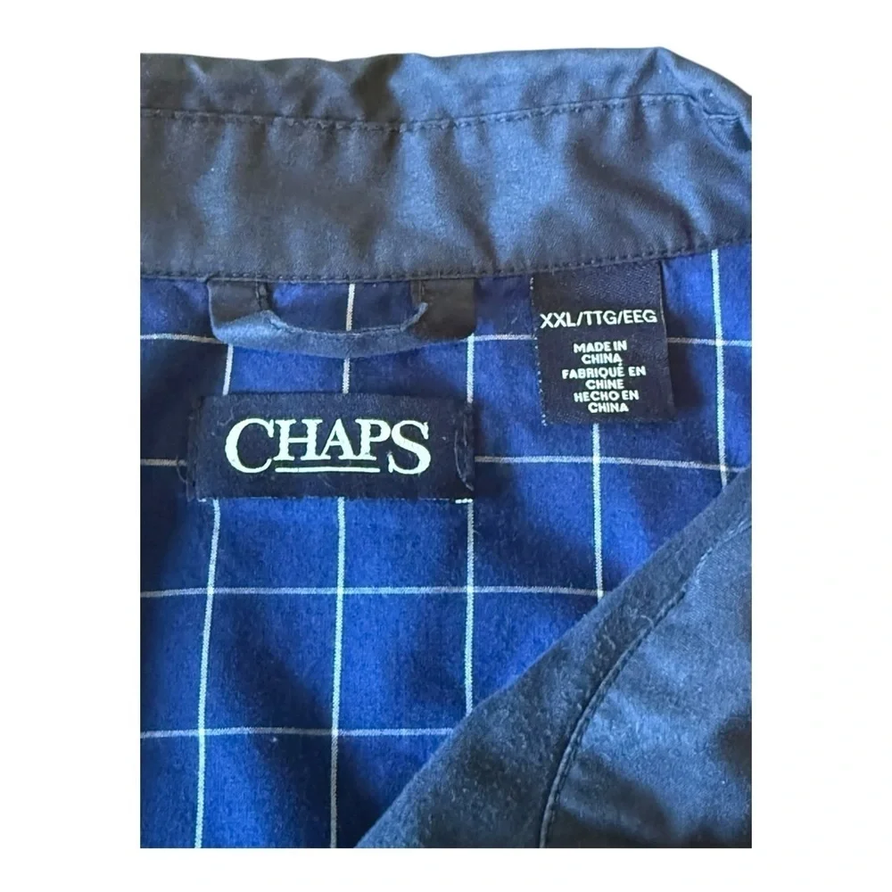 Chaps Men's  Blue Harrington Lightweight Jacket XXL